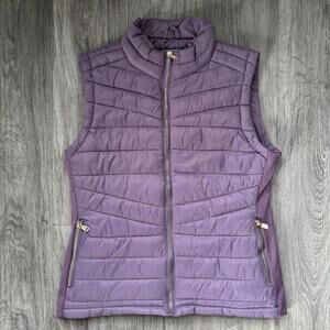 Roosevelt Purple Puff Vest Soft Inside M